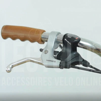 Brandless Poignées De Vélo Vintage Caramel Avec Creux 110 Mm 5 Brandless Poignées De Vélo Vintage Caramel Avec Creux 110 Mm – Image 3