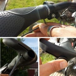 VELO Poignées Vélo Ergonomiques Avec Cornes Triple Densité - La Paire 11 VELO Poignées Vélo Ergonomiques Avec Cornes Triple Densité - La Paire -VTC électriques Soldes poignees velo ergonomiques avec cornes triple densite la paire full 4