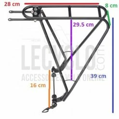 Porte-bagage Arrière De Vélo 26 Pouces TUBUS - DISCO -VTC électriques Soldes porte bagage arriere de velo 26 pouces tubus disco full 3