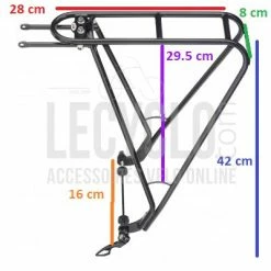Porte-bagage Arrière De Vélo 28 Pouces TUBUS - DISCO -VTC électriques Soldes porte bagage arriere de velo 28 pouces tubus disco full 3