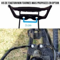 Point Porte Bagage Arrière Noir Pour Vélo 26 Pouces -VTC électriques Soldes porte bagage arriere noir pour velo 26 pouces full 3