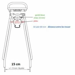 Porte Bagage Arrière Pour Vélo Avec Fixation Racktime Tourit -VTC électriques Soldes porte bagage arriere pour velo avec fixation racktime tourit full 3