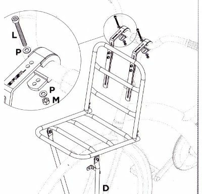 Porte Bagage Avant Large Du Vélo BASIL 4 Porte Bagage Avant Large Du Vélo BASIL – Image 2