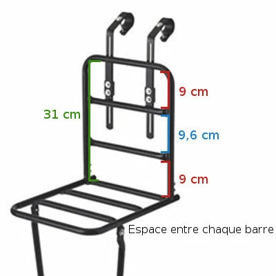 Porte Bagage Avant Large Du Vélo BASIL 6 Porte Bagage Avant Large Du Vélo BASIL – Image 4