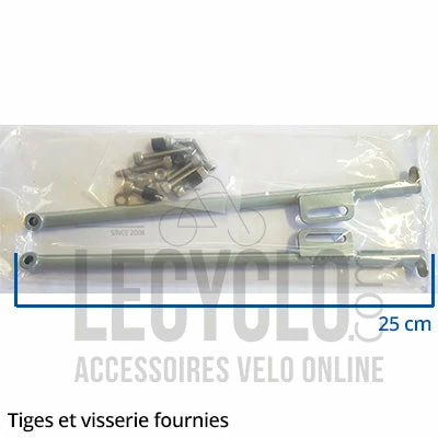 Porte Bagage Lowrider Tara Vélo 26/28 Pouces Argent Tubus 6 Porte Bagage Lowrider Tara Vélo 26/28 Pouces Argent Tubus – Image 4