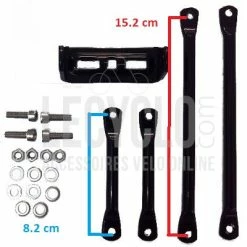 Porte Bagage Noir Charge 35 Kg Vélo Steco -VTC électriques Soldes porte bagage noir charge 35 kg velo steco full 4