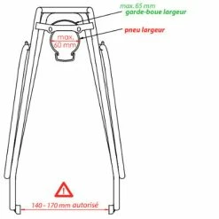 Porte-bagages Arrière Vélo De 26 à 29 Pouces TUBUS Logo Classic -VTC électriques Soldes porte bagages arriere velo de 26 a 29 pouces tubus logo classic full 3