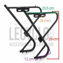 Porte Bagages Avant Vélo 26 à 28 Pouces Lowrider LR-F02 XLC 9 Porte Bagages Avant Vélo 26 à 28 Pouces Lowrider LR-F02 XLC -VTC électriques Soldes porte bagages avant velo 26 a 28 pouces lowrider lr f02 xlc full 3