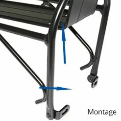 Brandless Porte-bagages Vélo Avant 26 à 29 Pouces Sur Tasseaux De Freins -VTC électriques Soldes porte bagages velo avant 26 a 29 pouces sur tasseaux de freins full 3