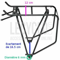 Porte Bagages Vélo Cargo Charges Lourdes Tubus -VTC électriques Soldes porte bagages velo cargo charges lourdes tubus full 6