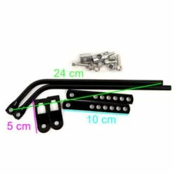 Brandless Porte-bagages Vélo électrique Avec Emplacement Batterie -VTC électriques Soldes porte bagages velo electrique avec emplacement batterie full 4