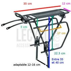 ZEFAL Porte-bagages Vélo Frein à Disque 26-29 Pouces Raider R70 Zéfal -VTC électriques Soldes porte bagages velo frein a disque 26 29 pouces raider r70 zefal full 3
