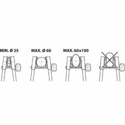 Porte Vélo De Toit Voiture Verrouillable Peruzzo Top Bike -VTC électriques Soldes porte velo de toit voiture verrouillable peruzzo top bike full 5