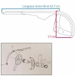Protection Chaine Vélo Résistant 46 Et 48 Dents SKS -VTC électriques Soldes protection chaine velo resistant 46 et 48 dents sks full 4