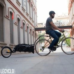 Brandless Remorque De Vélo Mono Roue Sur Tige De Selle Avec Sac étanche -VTC électriques Soldes remorque de velo mono roue sur tige de selle avec sac etanche full 5