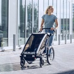 Remorque Enfant Vélo Thule Chariot Lite 2 -VTC électriques Soldes remorque enfant velo thule chariot lite 2 full 4