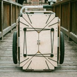 Remorque Vélo Bois Avec Coffre Modulable Flos 2425 Carette -VTC électriques Soldes remorque velo carette flos 2