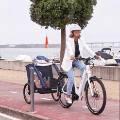 Remorque Vélo Enfant 2 Places Pliable Avec Suspension Polisport -VTC électriques Soldes remorque velo enfant 2 places pliable avec suspension polisport full 6