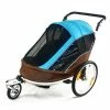 Remorque Vélo Pliable Pour 2 Enfants Maxxus -VTC électriques Soldes remorque velo pliable pour 2 enfants maxxus full