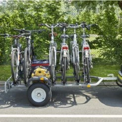 Remorque Vélo Pour 6 Vélos Et Bagages Titan 6 Mottez -VTC électriques Soldes remorque velo pour 6 velos et bagages titan 6 mottez full 3