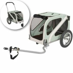 Blue Bird Remorque Vélo Pour Chien Avec Kit Piéton - Monz