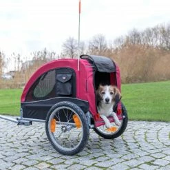 Remorque Vélo Pour Chien De Moins De 22 Kg - Trixie -VTC électriques Soldes remorque velo pour chien de moins de 22 kg trixie full 4