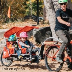 Remorque Weehoo IGo TWO -VTC électriques Soldes remorque weehoo igo two full 6