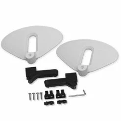 POLISPORT Reposes Pieds Blancs Sur Haubans De Vélo Enfant Guppy Junior -VTC électriques Soldes reposes pieds blancs sur haubans de velo enfant guppy junior full 3