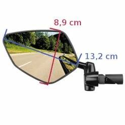 Busch-mueller Rétroviseur Gauche Vélo Cycle Star E Pour VAE Busch & Muller -VTC électriques Soldes retroviseur gauche velo cycle star e pour vae busch muller full 3