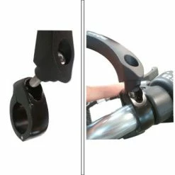 Rétroviseur Hafnium Sur Guidon De Vélo Droit -VTC électriques Soldes retroviseur hafnium sur guidon de velo droit full 3