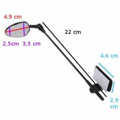 Brandless Rétroviseur Sur Casque De Vélo -VTC électriques Soldes retroviseur sur casque de velo full 6