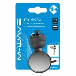 Rétroviseur Vélo Sur Embout De Cintre Spy Micro M-Wave -VTC électriques Soldes retroviseur velo micro spy m wave packaging