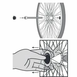 Roue 20 Pouces Pour Remorque Vélo Y-Frame Carry Freedom -VTC électriques Soldes roue 20 pouces pour remorque velo y frame carry freedom 2