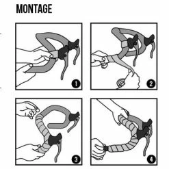 Ruban De Cintre Rouge Bike Ribbon EVA Pour Vélo -VTC électriques Soldes ruban de cintre rouge bike ribbon eva pour velo full 5