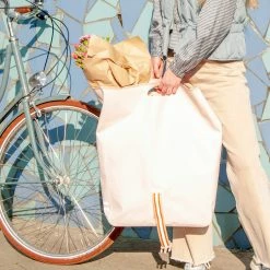 Sac De Courses Avec Son Sac Isotherme Sur Porte-bagages Houston Go Fluo -VTC électriques Soldes sac shopper go fluo houston 004