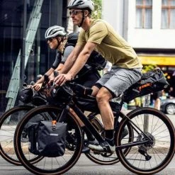 Sacoche De Cadre 4L Noire Bikepacking TopTube Ortlieb -VTC électriques Soldes sacoche de cadre 4l noire bikepacking toptube ortlieb full 6