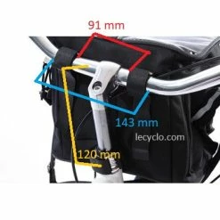 Sacoche De Guidon 8L Avec Porte-carte Mali Basil -VTC électriques Soldes sacoche de guidon 8l avec porte carte mali basil full 6