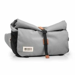 Sacoche De Guidon Convertible Bandoulière Piha MeroMero 3 à 6L -VTC électriques Soldes sacoche de guidon convertible bandouliere pihameromero grisclair full