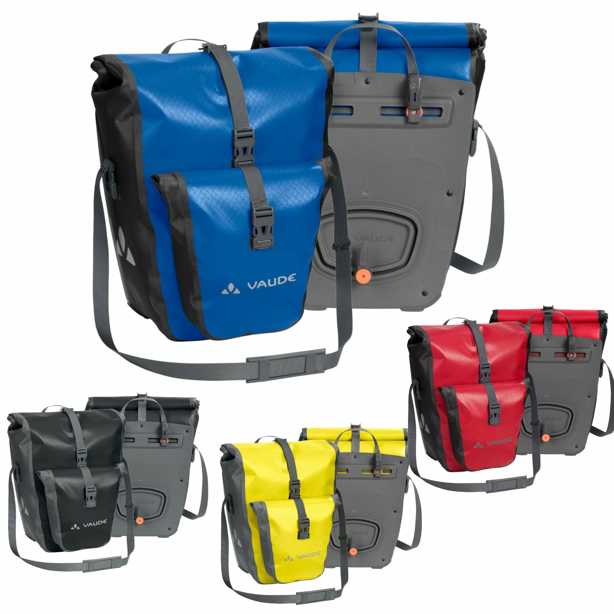 Sacoches Arrière 51 L Pour Vélo Aqua Back Plus VAUDE La Paire 3 Sacoches Arrière 51 L Pour Vélo Aqua Back Plus VAUDE La Paire