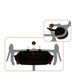 Sacoche De Guidon Pour Le Bikepacking 9L Aqua Evo Adventure Oxford -VTC électriques Soldes sacoche guidon oxford aquaevo 9L 6