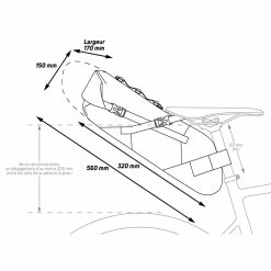 Sacoche De Selle Vélo Pour Le Bikepacking Z Adventure R11 Zefal -VTC électriques Soldes sacoche selle zefal z aventure r11 002