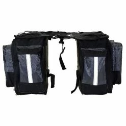 M-Wave Sacoche Triple De Cyclotourisme -VTC électriques Soldes sacoche triple de cyclotourisme full 4