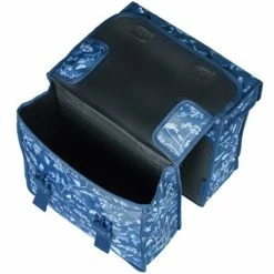 Sacoche Vélo Double 35 L Wanderlust Bleu Indigo Basil -VTC électriques Soldes sacoche velo double 35 l wanderlust bleu indigo basil full 4