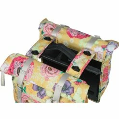 Sacoche Vélo Double Porte-bagage Amovible MIK Jaune Bloom Basil -VTC électriques Soldes sacoche velo double porte bagage amovible mik jaune bloom basil full 3