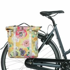 Sacoche Vélo Double Porte-bagage Amovible MIK Jaune Bloom Basil -VTC électriques Soldes sacoche velo double porte bagage amovible mik jaune bloom basil full 4