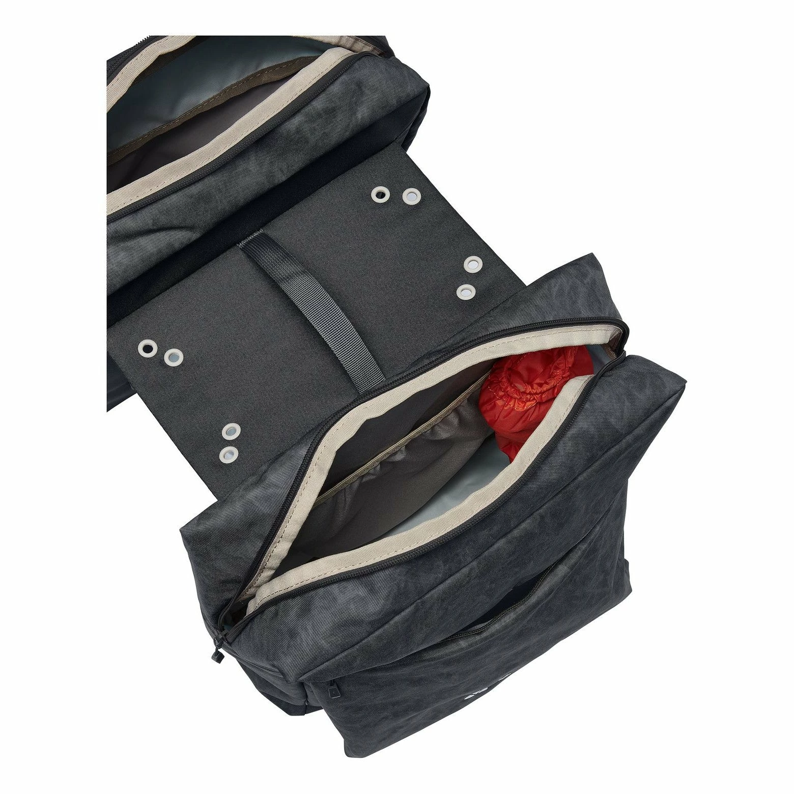 Double Sacoche Vélo Arrière Urbaine TwinZipper Vaude 5 Double Sacoche Vélo Arrière Urbaine TwinZipper Vaude – Image 3