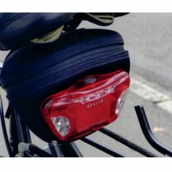 Sacoche Vélo Sur Tige De Selle Avec Fixation Feu - Q-Lite -VTC électriques Soldes sacoche velo sur tige de selle avec fixation feu q lite full 6