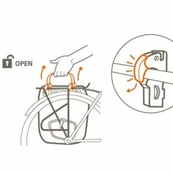 Sacoche Vélo Vaude Comyou Pro Sur Porte-bagages 26L -VTC électriques Soldes sacoche velo vaude comyou pro sur porte bagages 26l full 6