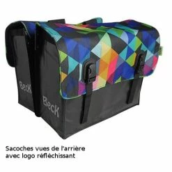 Sacoches Vélo étanches 46 Litres Pour Porte Bagage - Beck -VTC électriques Soldes sacoches velo etanches 46 litres pour porte bagage beck full 2