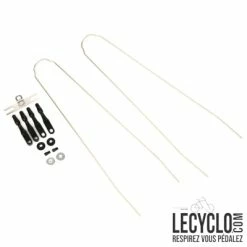 Set Garde-boue Aluminium 28 Pouces R'Light Stronglight - Argent -VTC électriques Soldes set garde boue aluminium 28 pouces r light stronglight argent full 4